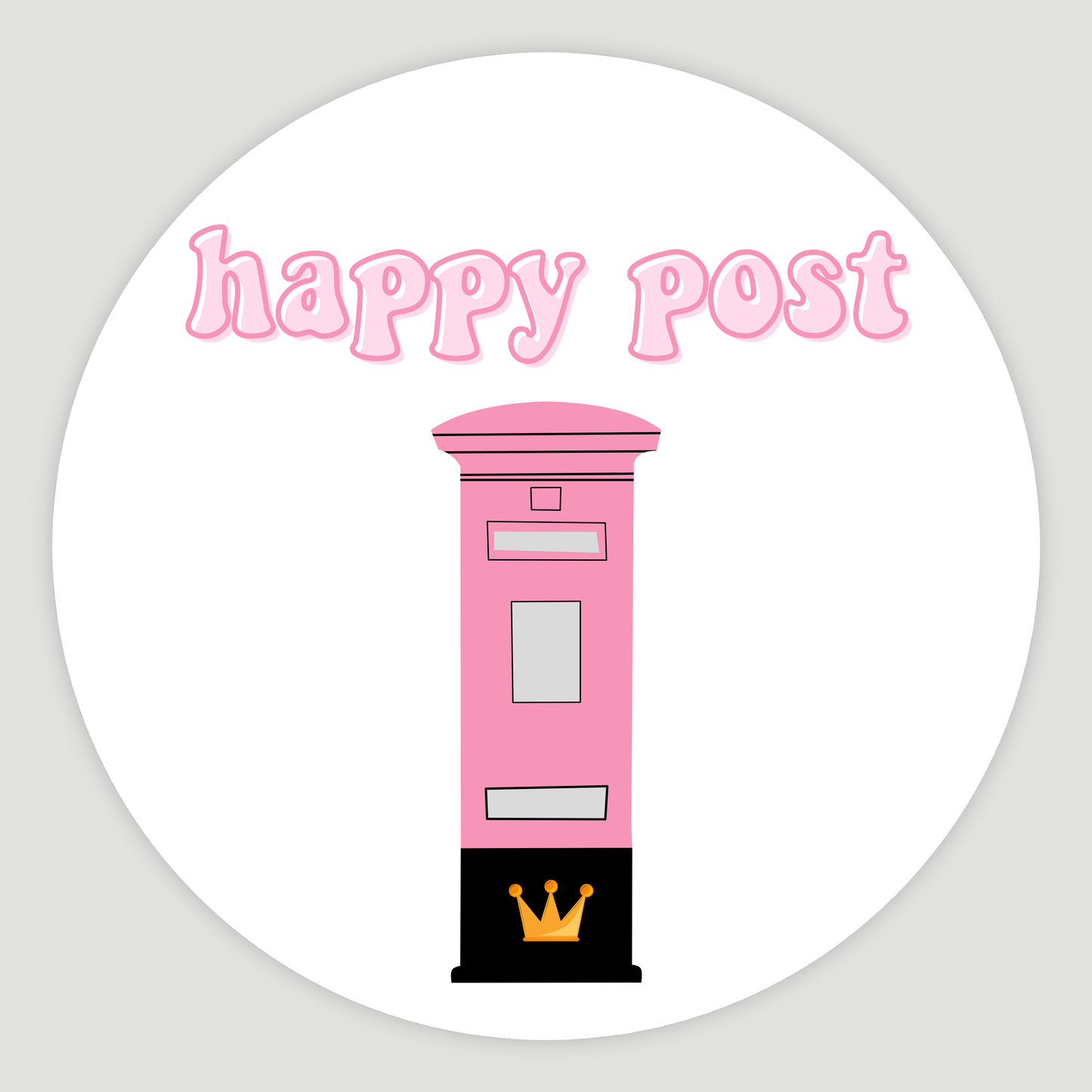 Happy Post Stickers