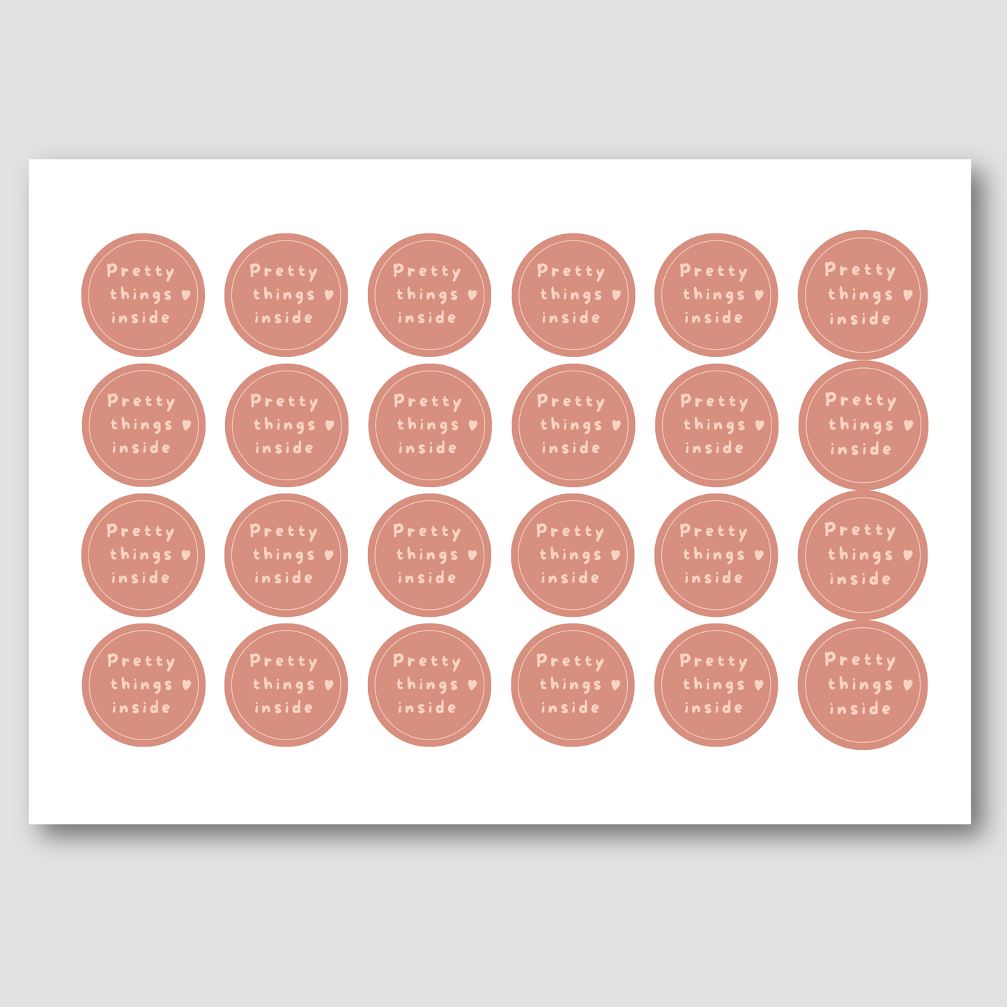 Pretty Things Inside Sticker