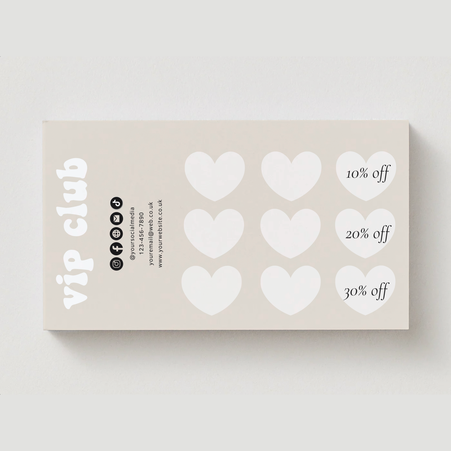 Trendy Loyalty Cards