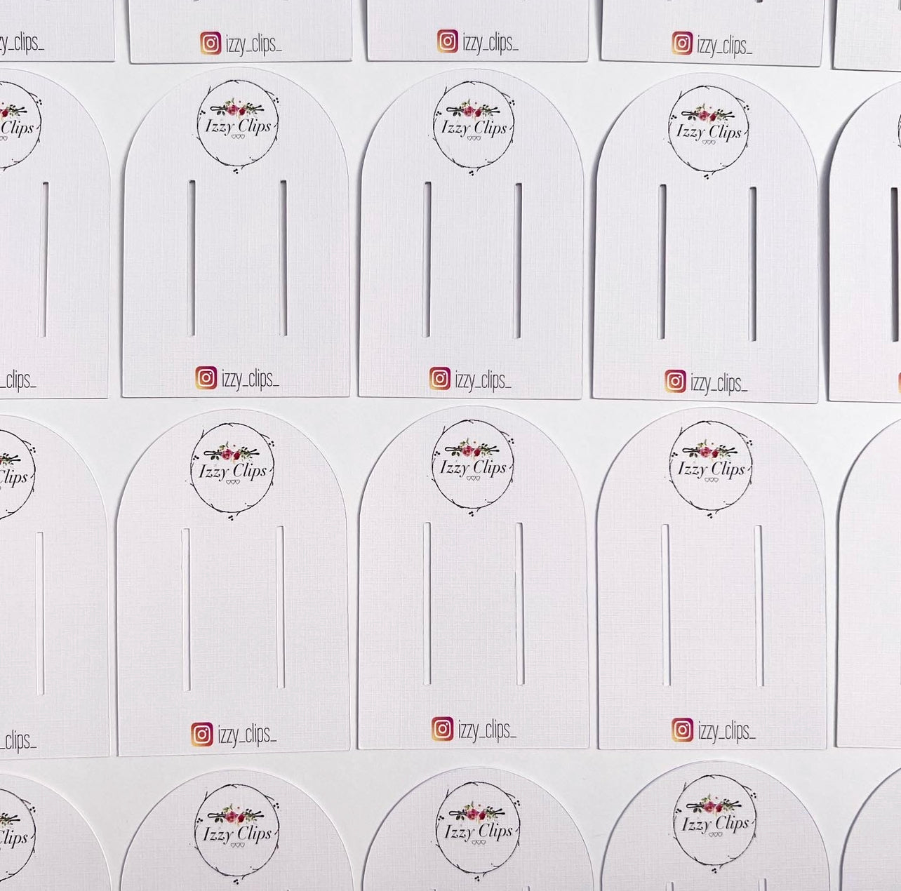 Arch Hair Accessory Display Cards