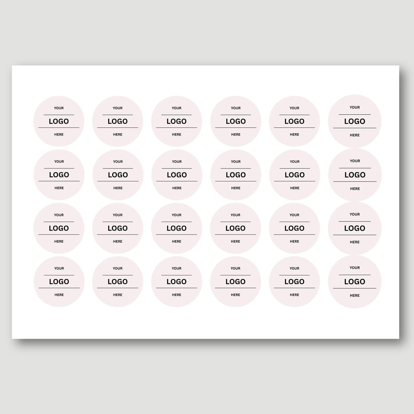Logo Sticker Re-Print