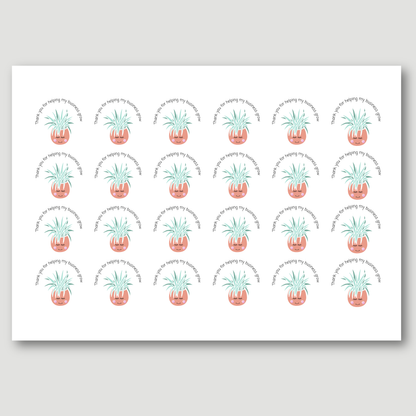 Thank You For Helping My Business Grow Stickers