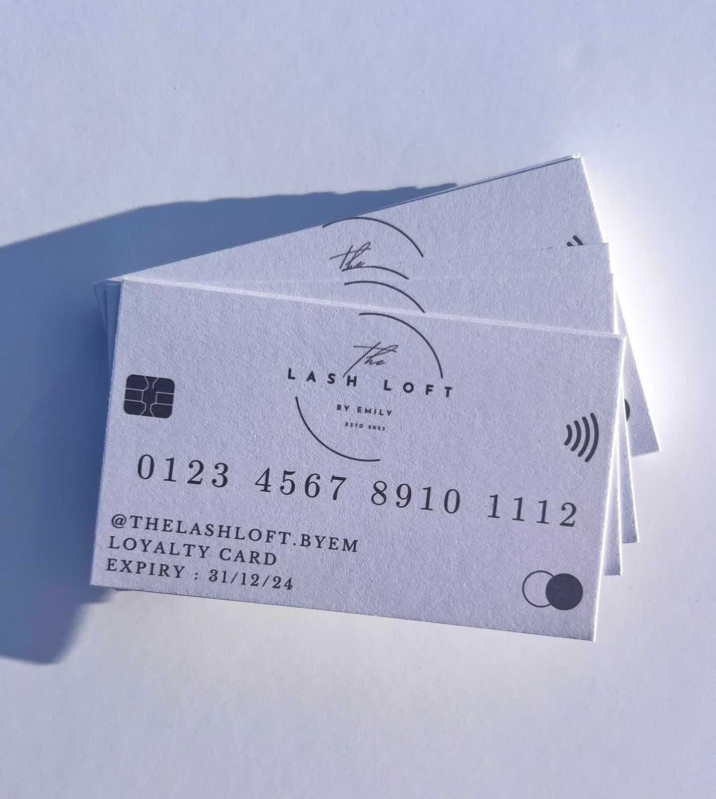 Credit Card Themed Loyalty Cards