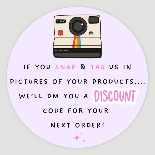 Snap & Tag Discount Stickers