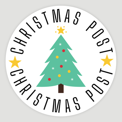 Christmas Post Stickers