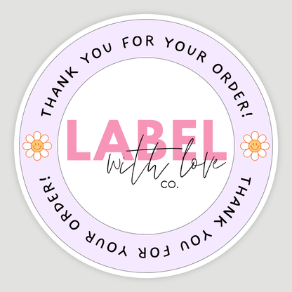 Thank You For Your Order 'Logo Stickers'