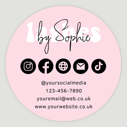 Contact Info Stickers