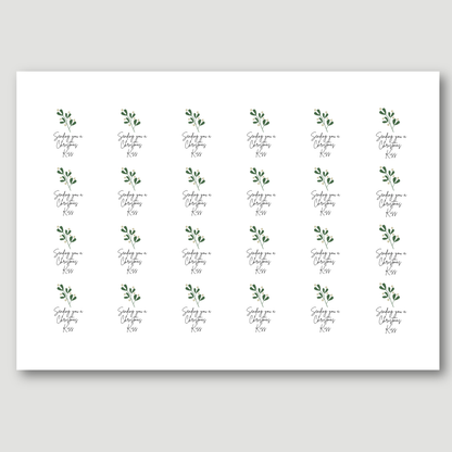 Christmas Kiss Stickers