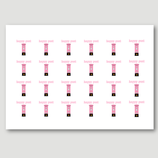 Happy Post Stickers