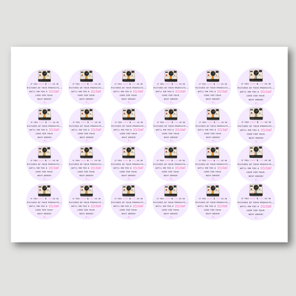 Snap & Tag Discount Stickers