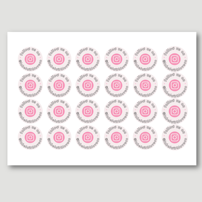 'Follow Us' Instagram Stickers