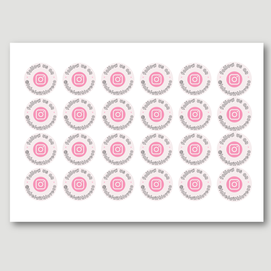 'Follow Us' Instagram Stickers