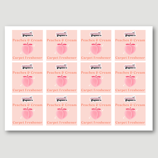 Carpet Freshener Packaging Labels