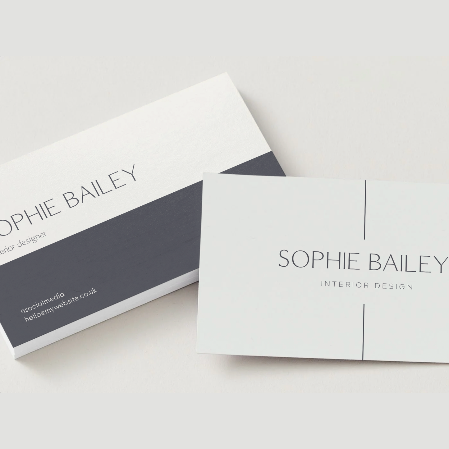 Colour Block Business Cards