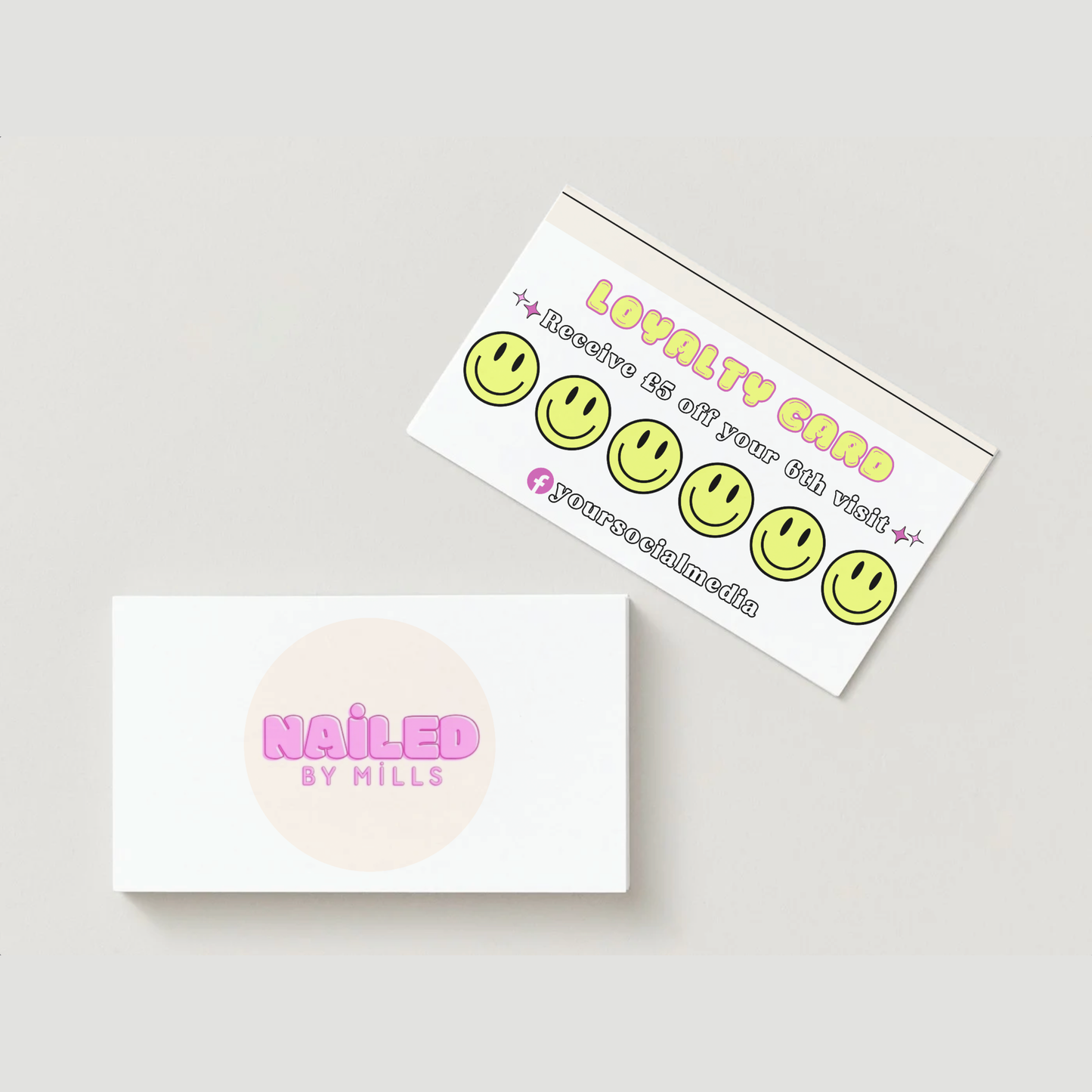 Smiley Face Loyalty Cards