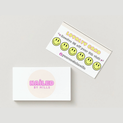 Smiley Face Loyalty Cards