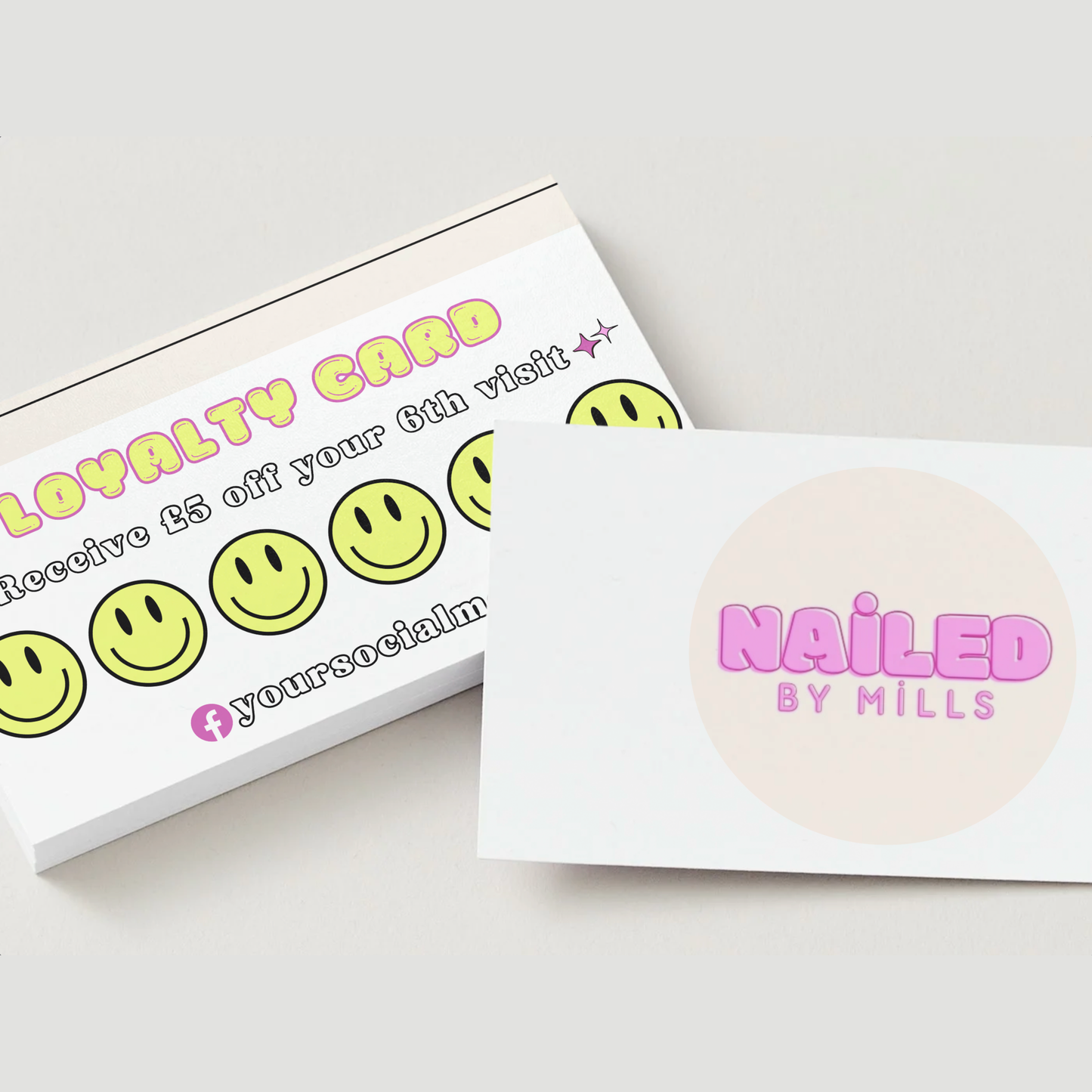 Smiley Face Loyalty Cards