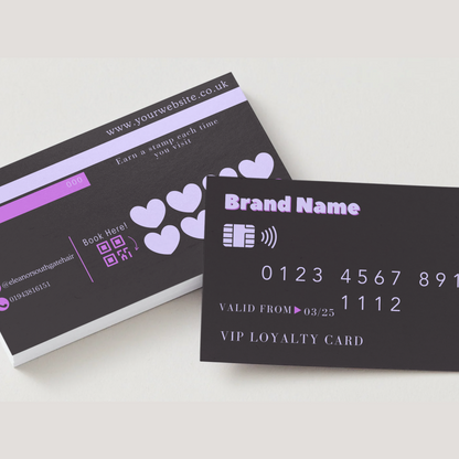 Black & Colour Loyalty Cards