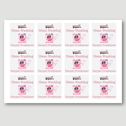 Carpet Freshener Packaging Labels