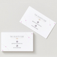 Pink Star One Sided Business Cards