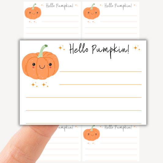 ‘Hello Pumpkin’ Address Label Stickers