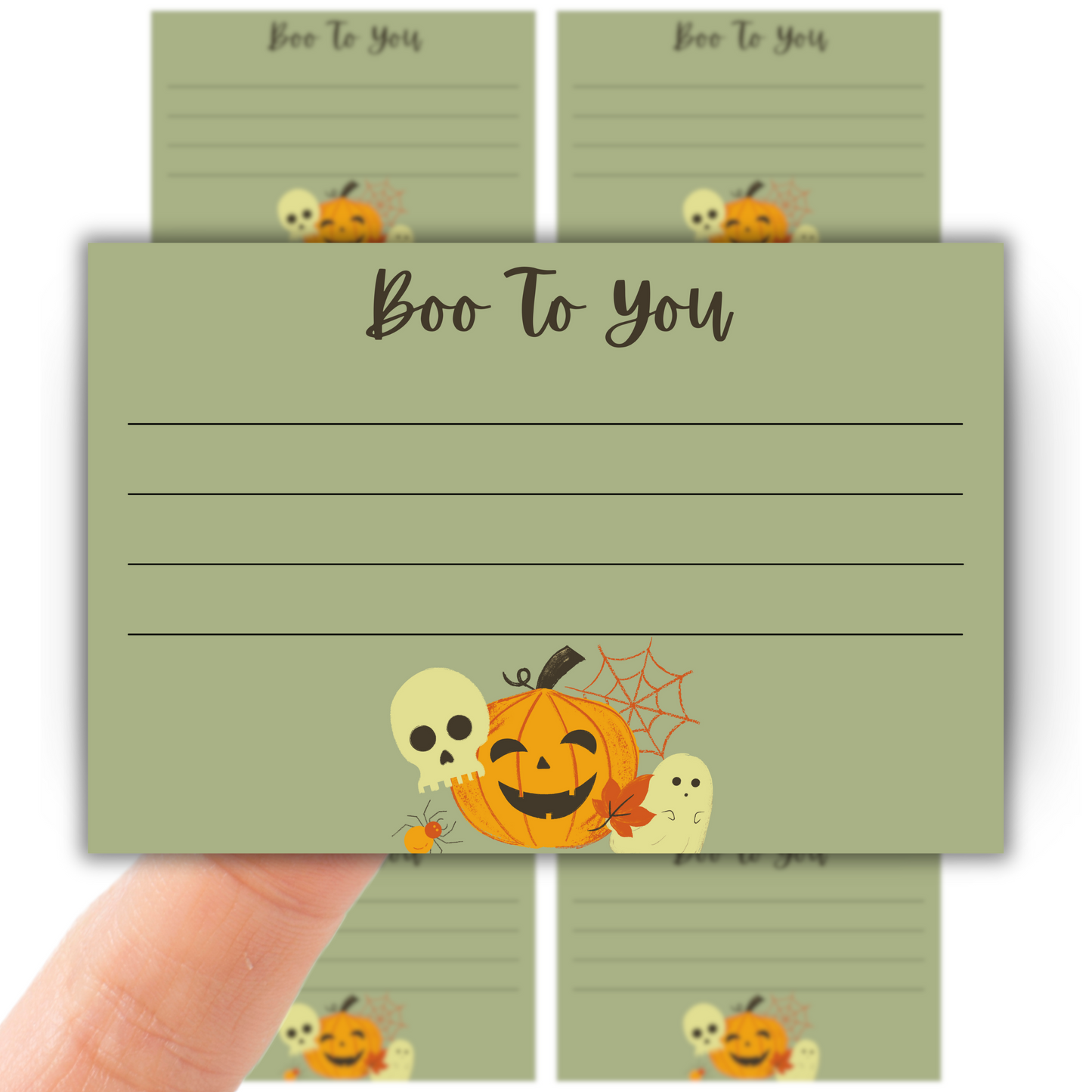 ‘Boo to You’ Halloween Address Label Stickers