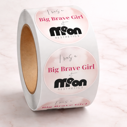 'I was a Brave Girl' Aesthetics Stickers