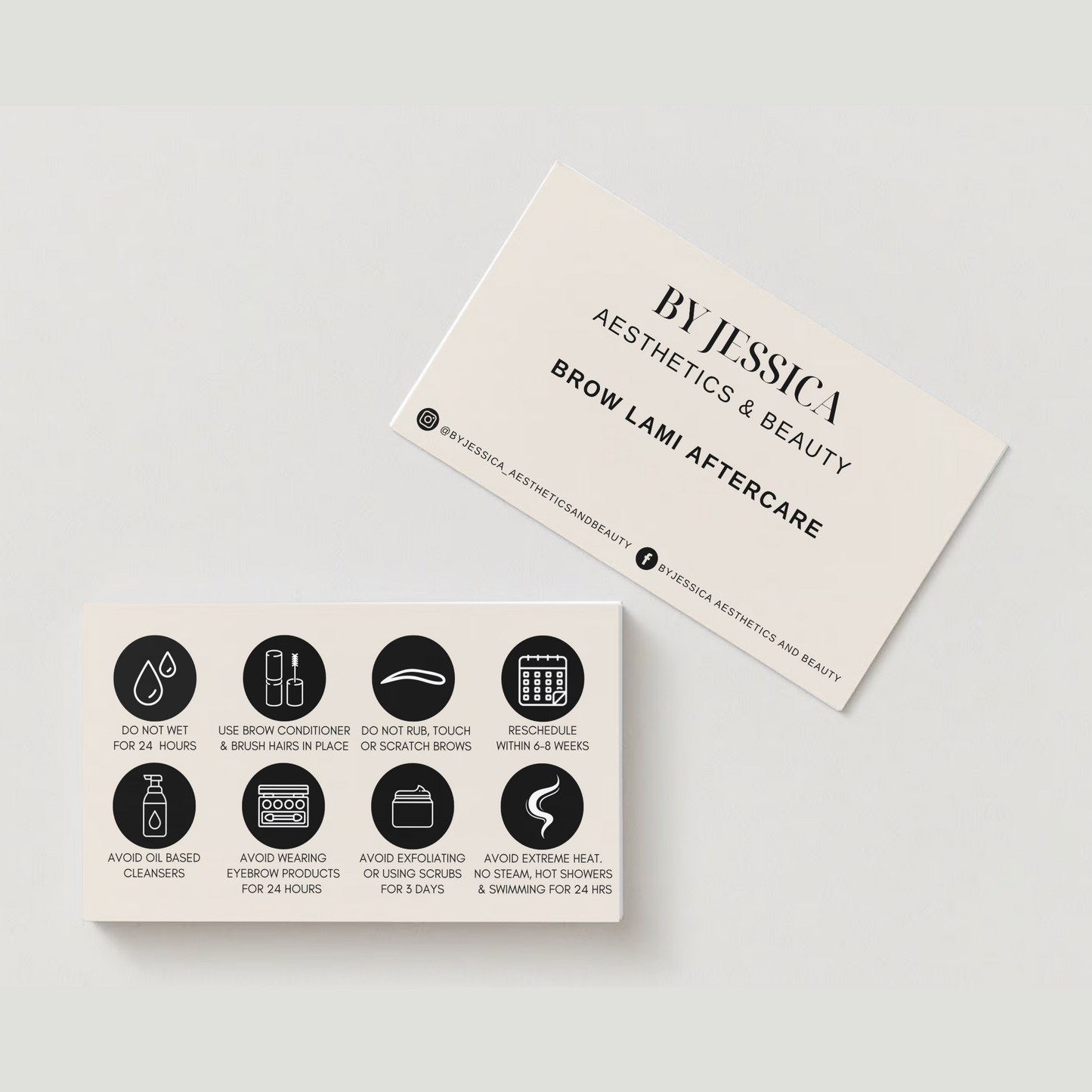 Nude Icon Aftercare Cards