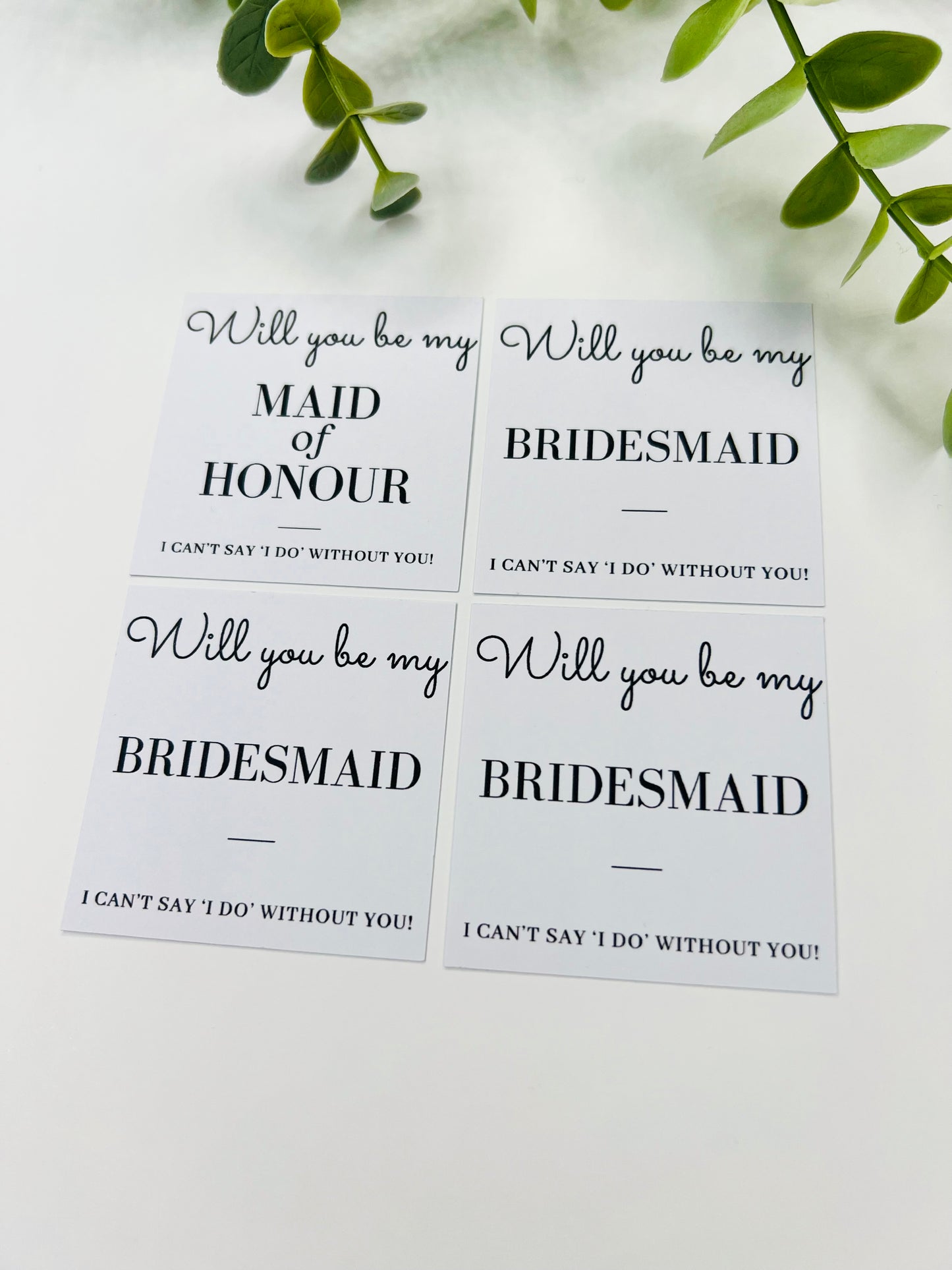 Personalised wedding candle label