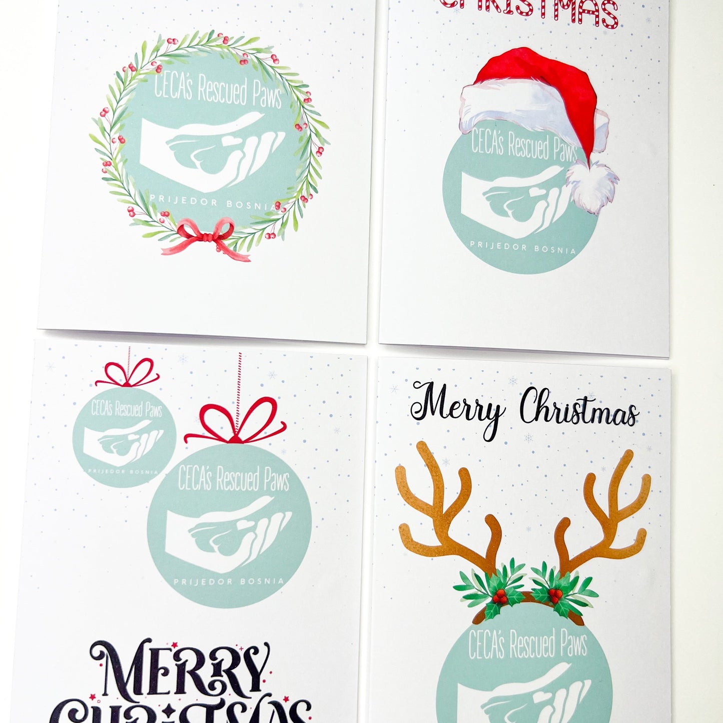 Customised Logo Christmas card pack