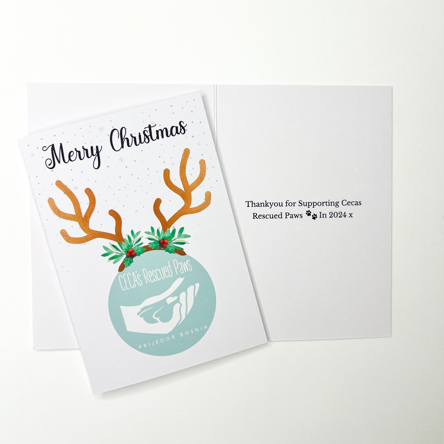 Customised Logo Christmas card pack