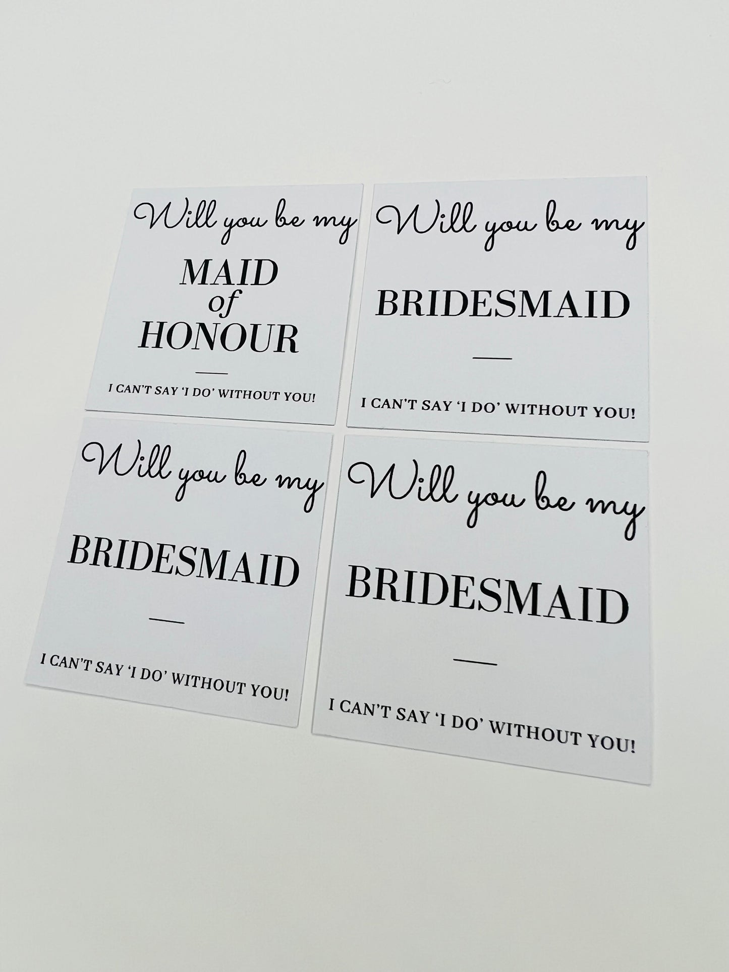 Personalised wedding candle label