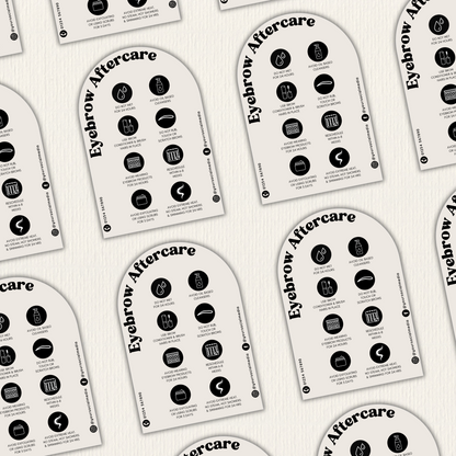 Nude Arch Aftercare Cards