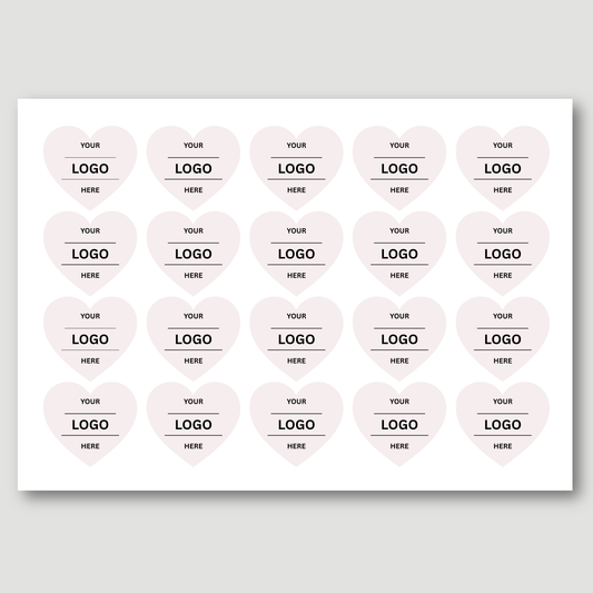 Love Heart Logo Sticker