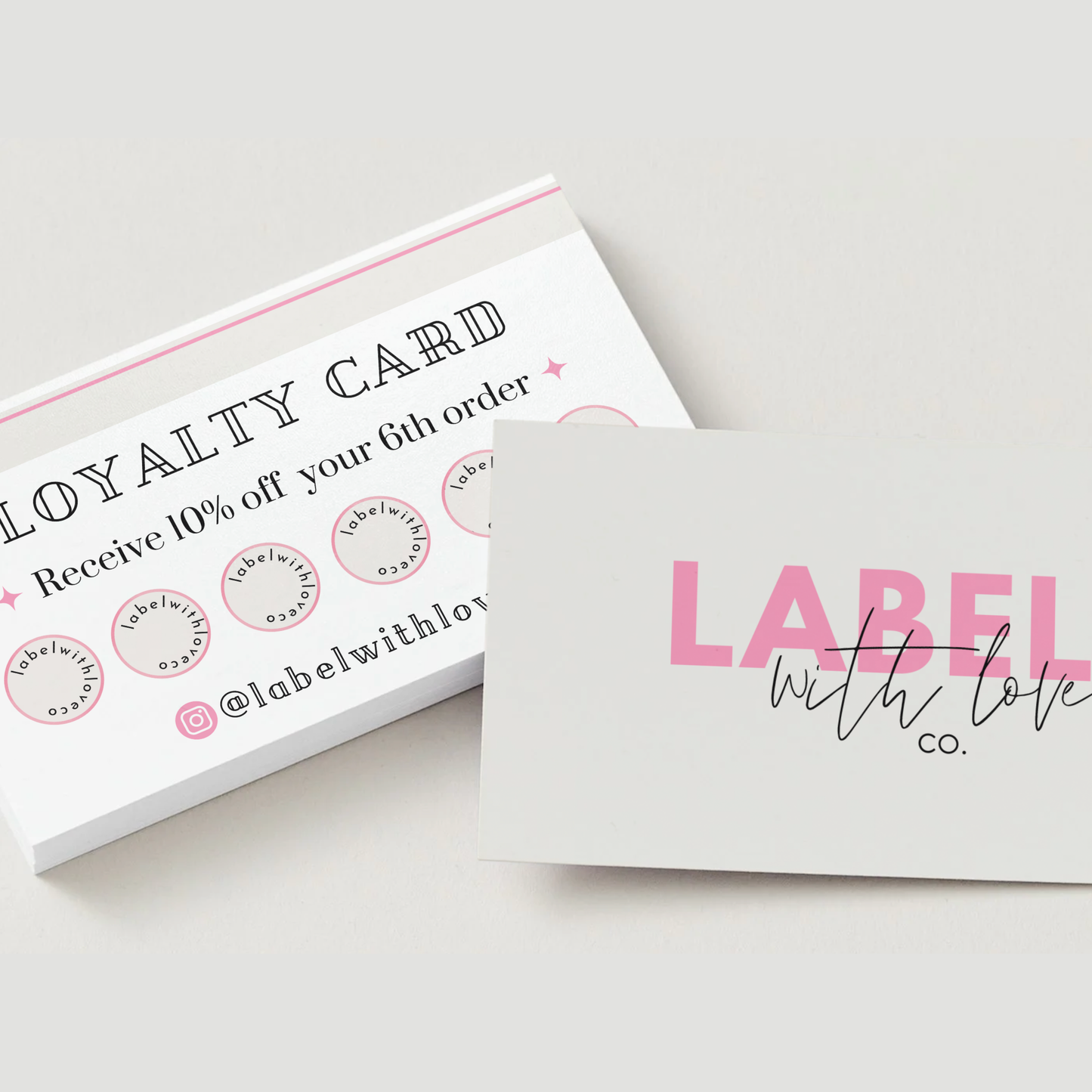 Loyalty Card Re-Print