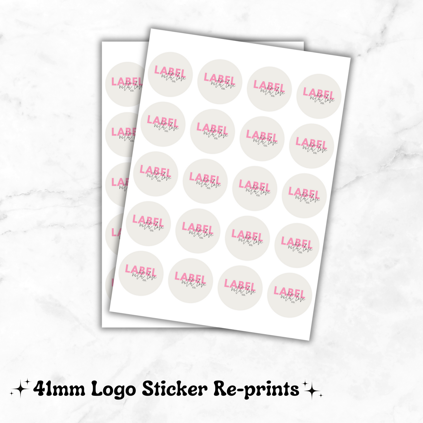 41mm Logo Sticker Re-Print