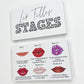 Lip Filler Stages Aftercare Card