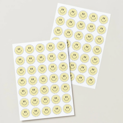 Smiley Face “Thank You For Your Order” Stickers