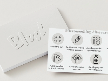 Blush Aftercare Card