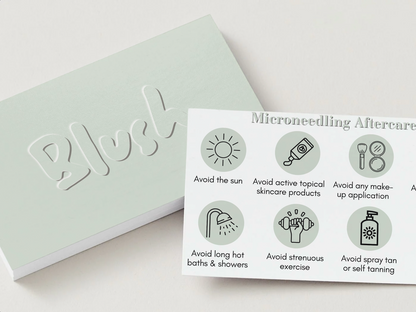 Blush Aftercare Card