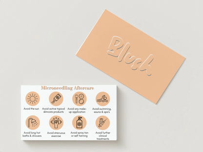 Blush Aftercare Card