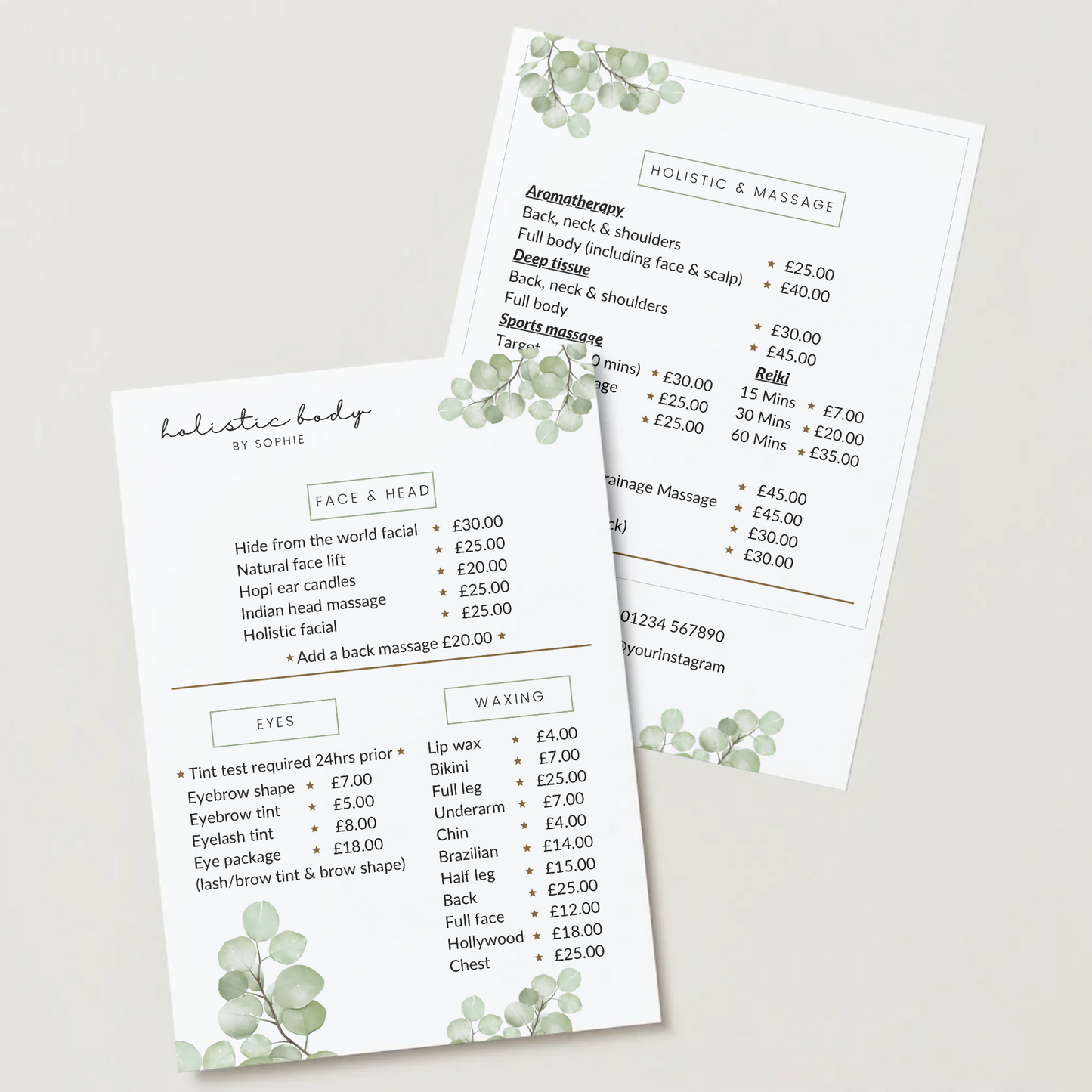 Eucalyptus Price Lists