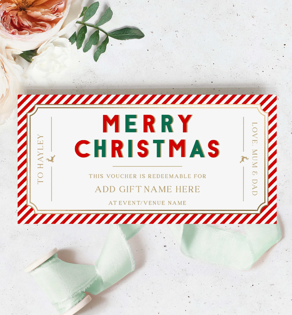 Custom Christmas Gift Voucher