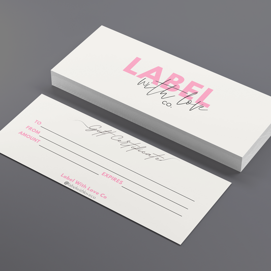 Gift Voucher Re-Print
