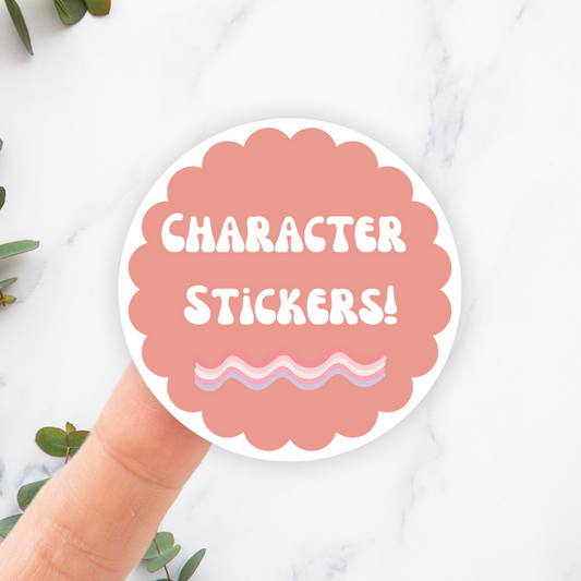 Character Party Stickers