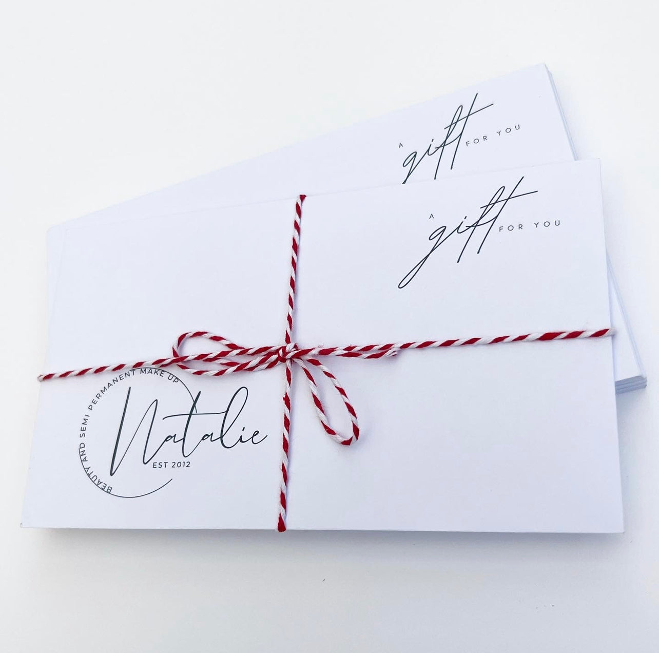 Marble Gift Vouchers With Matching Logo Envelopes