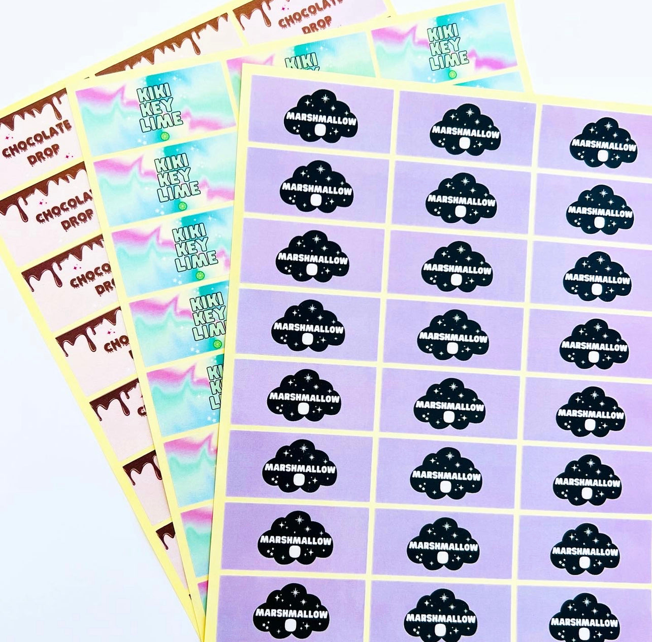 Retro Flavour Stickers