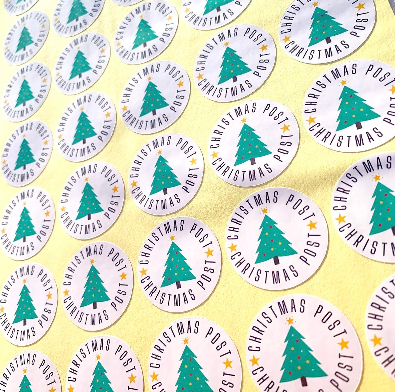 Christmas Post Stickers