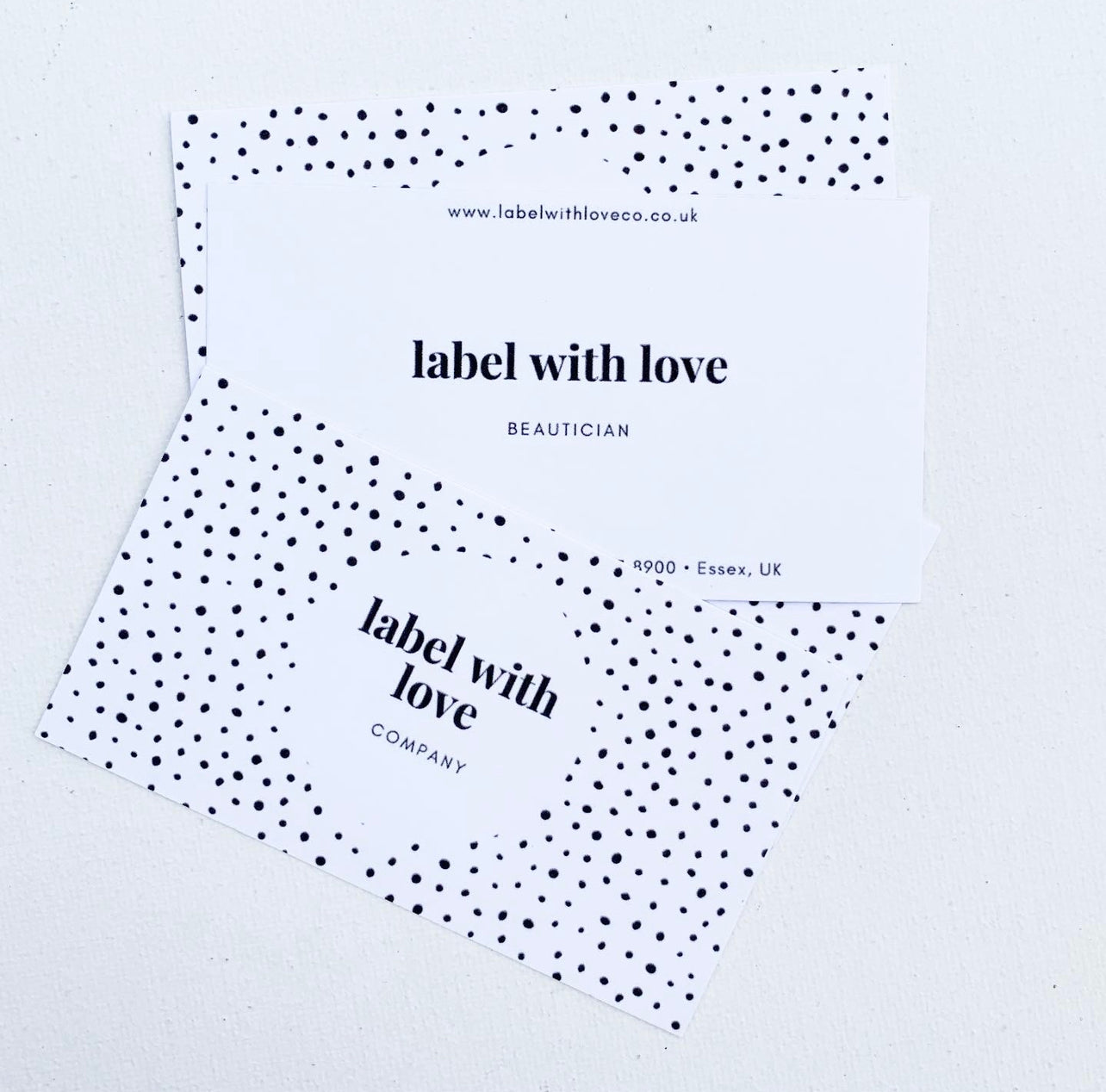 Polka Dot Business Cards