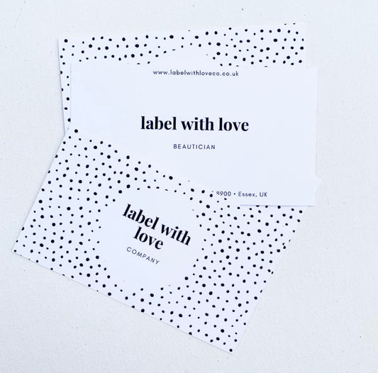 Polka Dot Business Cards